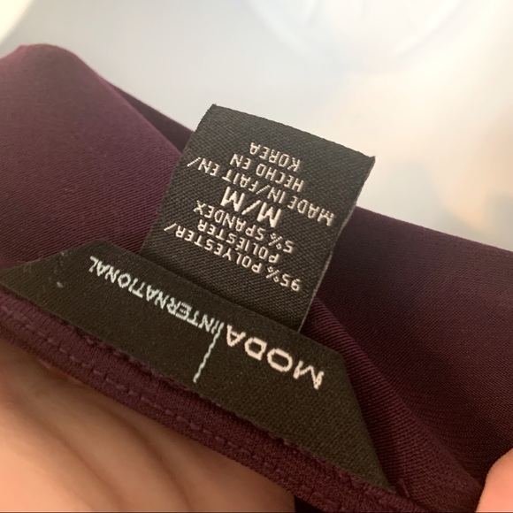 EUC Victorias Secret Burgundy Jersey Dress - Picture 5 of 8